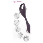 Фиолетовый универсальный вибратор Remote Controlled Couples Vibrator