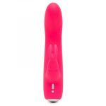 Розовый вибратор-кролик Rechargeable Mini Rabbit Vibrator - 15,2 см.