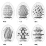 Набор из 6 мастурбаторов Tenga EGG IV с различным рельефом