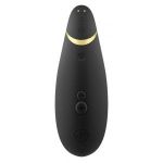 Черный клиторальный стимулятор Womanizer Premium 2