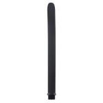 Черная насадка для анального душа Silicone Douche Tube - 24,5 см.