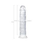 Прозрачный фаллоимитатор Auri - 20 см.