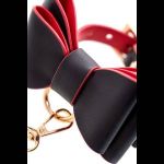 Черно-красный бондажный набор Bow-tie