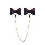 Черно-красный бондажный набор Bow-tie