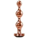 Золотистый анальный стимулятор-елочка Gold Digger Large - 13,5 см.