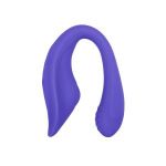 Фиолетовый гибкий вибростимулятор с пультом ДУ Anywhere Vibe 