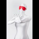 Красная маска Anonymo из искусственной кожи