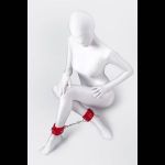 Красные оковы Anonymo из искусственной кожи