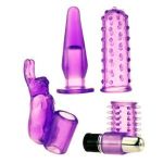 Фиолетовый вибронабор Foreplay Couples Kit