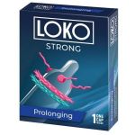 Стимулирующая насадка на пенис LOKO STRONG с продлевающим эффектом