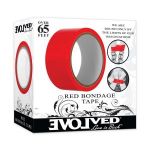 Красная лента для бондажа Red Bondage Tape - 20 м.