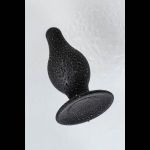 Черная анальная втулка Spade M - 10 см.