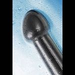 Черный фаллоимитатор Jelly Dildo M - 18 см.