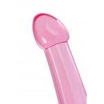 Розовый нереалистичный фаллоимитатор Jelly Dildo XL - 22 см.
