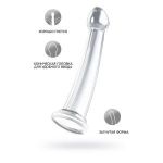 Прозрачный нереалистичный фаллоимитатор Jelly Dildo XL - 22 см.