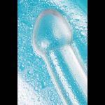 Прозрачный нереалистичный фаллоимитатор Jelly Dildo XL - 22 см.
