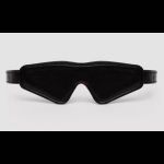 Двусторонняя красно-черная маска на глаза Reversible Faux Leather Blindfold