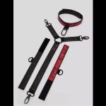 Ошейник с наручниками Reversible Faux Leather Collar and Wrist