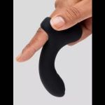 Черный вибратор на палец для G-стимуляции Sensation Rechargeable G-Spot Vibrator