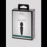 Черный мини-wand Sensation Rechargeable Mini Wand Vibrator - 10,1 см.
