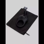 Черное эрекционное виброкольцо Sensation Rechargeable Vibrating Rabbit Love Ring