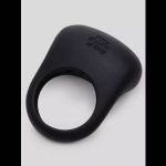 Черное эрекционное виброкольцо Sensation Rechargeable Vibrating Love Ring