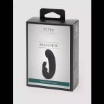 Черный мини-вибратор  кролик  Sensation Rechargeable G-Spot Rabbit Vibrator - 11,4 см.