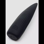 Черная вибропуля Sensation Rechargeable Flickering Tongue Vibrator