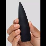 Черная вибропуля Sensation Rechargeable Flickering Tongue Vibrator