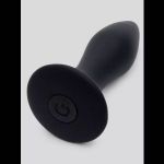 Черная анальная вибропробка Sensation Rechargeable Vibrating Butt Plug - 8,9 см.