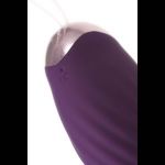 Фиолетовое виброяйцо с имитацией фрикций Bumpy