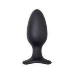 Черная анальная вибропробка HUSH 2 Size L - 12,1 см.
