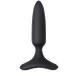 Черная анальная вибропробка HUSH 2 Size S - 12,1 см.