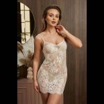 Ажурная сорочка на тонких регулируемых бретелях