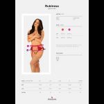 Соблазнительный пояс-трусики Rubinesa с бантиками