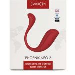 Красный вибромассажер для точки G Phoenix Neo 2