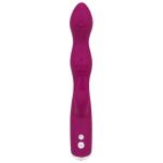 Фиолетовый вибратор A & G-Spot Rabbit Vibrator для стимуляции зон G и A - 23,6 см.