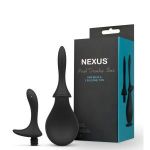 Черный анальный душ Nexus Anal Douche Set с 2 сменными насадками