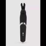 Черный вибратор Rabbit Rechargeable Wand Vibrator - 26,7 см.