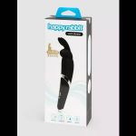 Черный вибратор Rabbit Rechargeable Wand Vibrator - 26,7 см.