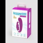 Лиловый вибратор Mini G-Spot Curve Vibe с клиторальным зайчиком