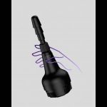 Черный полый фаллоимитатор для KIIROO Keon - 19,1 см.