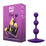 Фиолетовая анальная цепочка Romp Amp - 13,5 см.