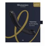 Темно-серый стимулятор G-точки Womanizer OG c технологией Pleasure Air и вибрацией - 17,7 см.