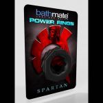 Чёрное эрекционное кольцо Spartan