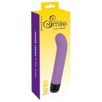 Фиолетовый вибратор G-точки Smile Genius - 20 см.