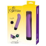 Фиолетовый вибратор G-точки Smile Genius - 20 см.