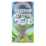 Презервативы Sagami Xtreme Mint с ароматом мяты - 10 шт.