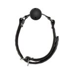 Черный кляп-шарик BALL GAG DIAMOND 