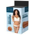 Коричневый мастурбатор-вагина Brianna